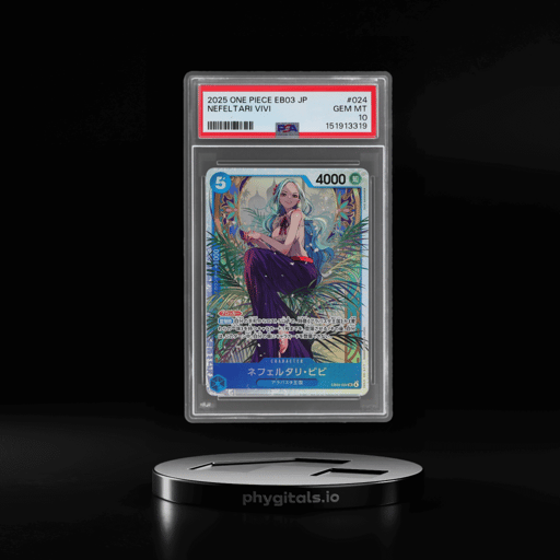 2025 One Piece Extra Booster Heroines Japanese Nefeltari Vivi #024 PSA 10