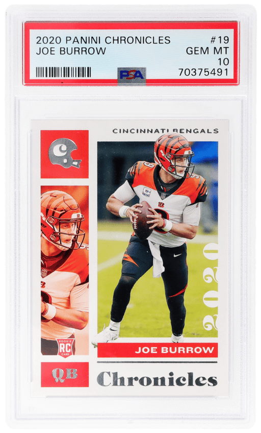 2020 Panini Chronicles Joe Burrow #19 PSA 10