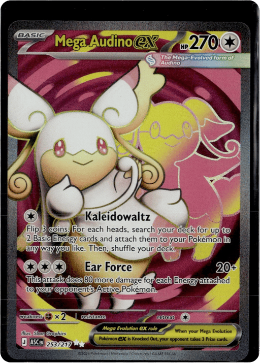 2026 Mega Audino ex #253 Ascended Heroes