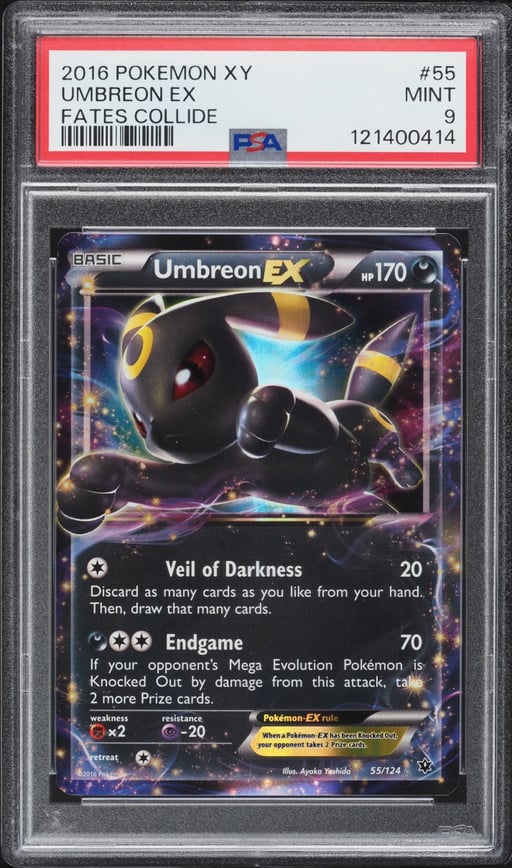 2016 Pokemon XY Fates Collide Holo Umbreon EX #55 PSA 9 MINT