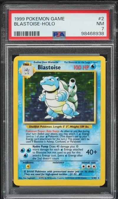 1999 Pokemon Base Set Holo Blast
