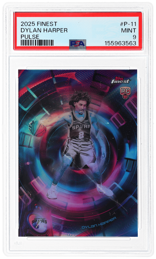 2025 Topps Finest Pulse Dylan Harper #P-11 PSA 9