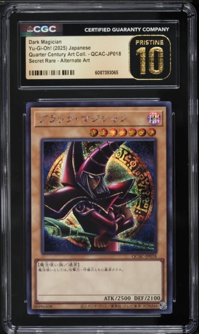 2025 Yu-Gi-Oh! Japanese QCAC Alt Art Dark Magician #QCAC-JP018 CGC 10 PRISTINE