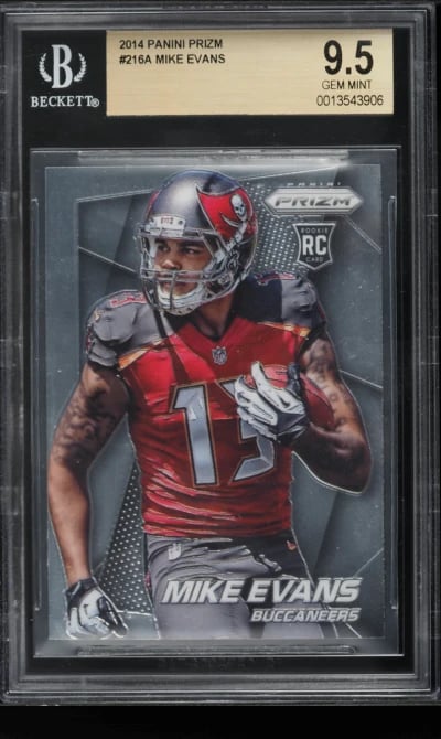 2014 Panini Prizm Mike Evans ROOKIE #216A BGS 9.5 GEM MINT