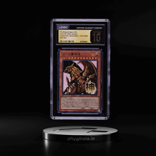2025 Yu-Gi-Oh! Japanese LPST Ultra Rare The Winged Dragon Of Ra #LPST-JP048 CGC 10 PRISTINE