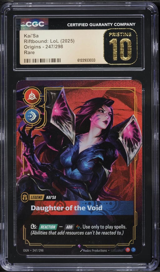 2025 Riftbound: LoL Origins Kai'Sa #247 CGC 10 PRISTINE