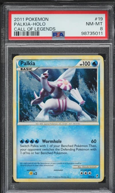 2011 Pokemon Call Of Legends Holo Palkia #19 PSA 8 NM-MT