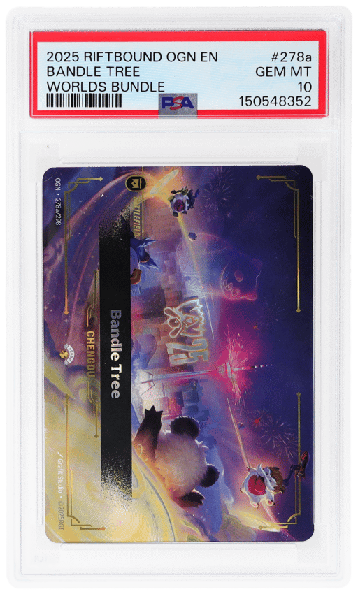 2025 League of Legends Riftbound Worlds Bundle Chengdu Bandle Tree #278a PSA 10