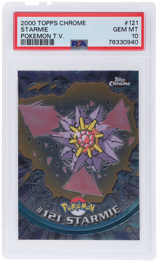 2000 Pokemon Chrome Tv Starmie #121 PSA 10