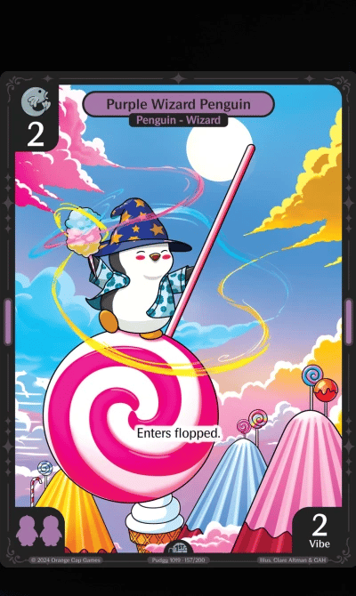 Purple Wizard Penguin