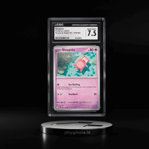 2023 Pokemon Scarlet & Violet 151 Slowpoke #079 CGC 7.5 NRMT+