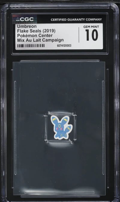 2019 Pokemon Center Flake Seals 