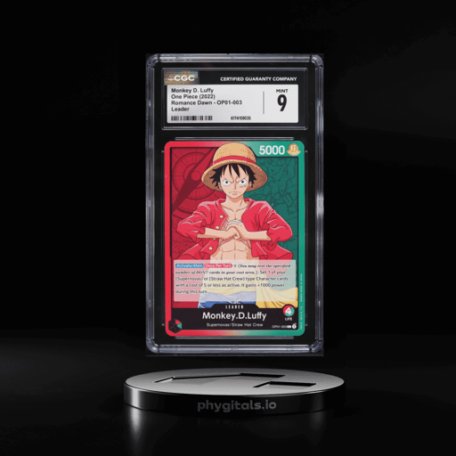 2022 One Piece Romance Dawn Leader Monkey D. Luffy #OP01-003 CGC 9 MINT