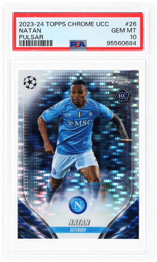 2023 Topps Chrome UEFA Club Competitions Pulsar Natan #26 PSA 10