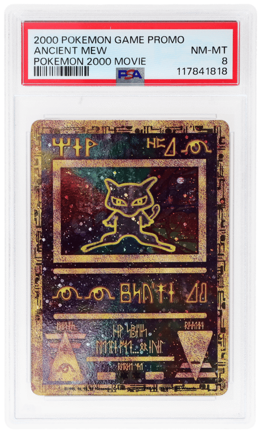 2000 Pokemon Movie Promo Ancient Mew PSA 8