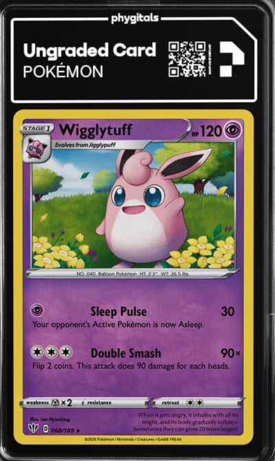 2020 Wigglytuff Darkness Ablaze #068
