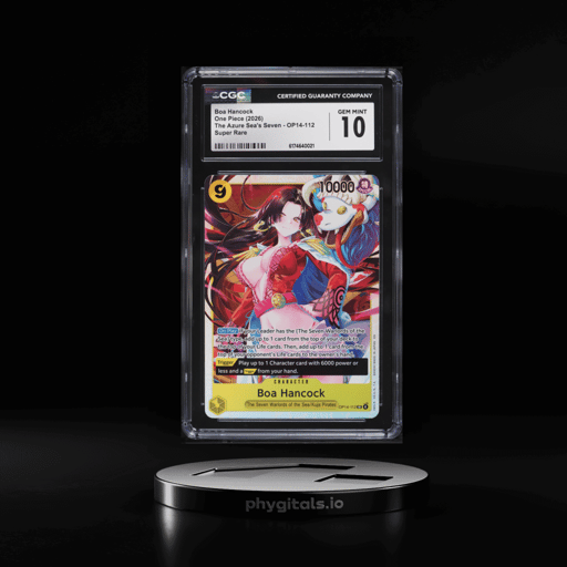 2026 One Piece The Azure Sea's Seven Boa Hancock #OP14-112 CGC 10 GEM MINT