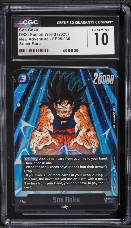 2025 Dragon Ball Super Fusion World New Adventure Son Goku SR #FB05-030 CGC 10 GEM MINT