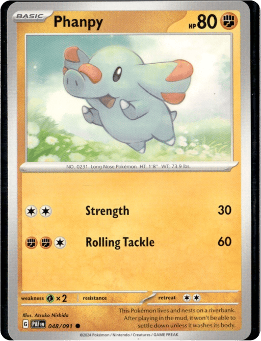 2024 Phanpy #48 Paldean Fates