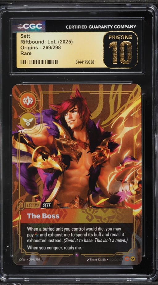 2025 Riftbound League Of Legends LoL Origins Sett #269 CGC 10 PRISTINE