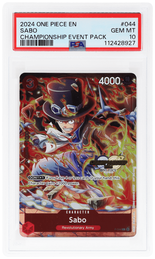 2024 One Piece Championship Event Pack Sabo #44 PSA 10