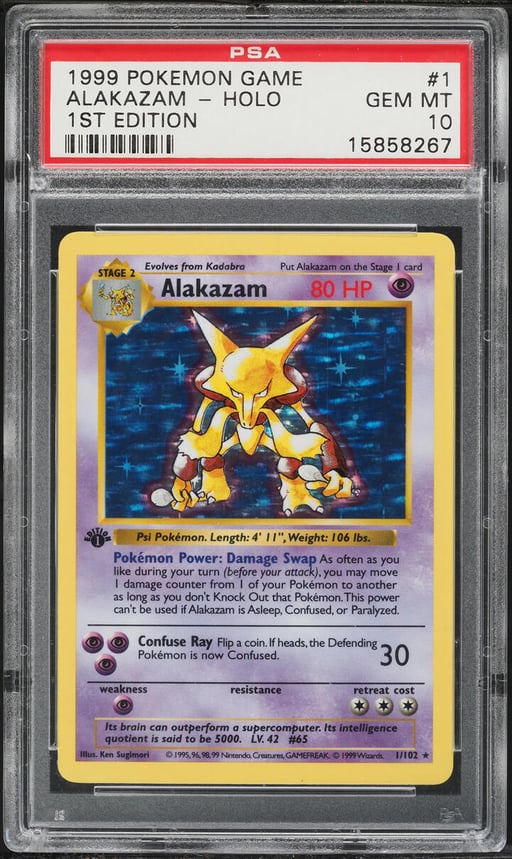 1999 Pokemon Base Set Shadowless