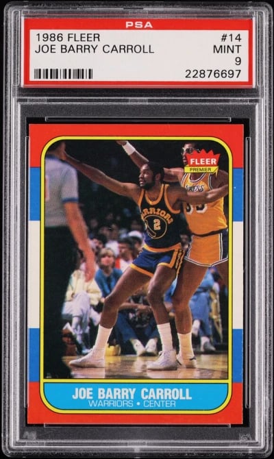 1986 Fleer Basketball Joe Barry 
