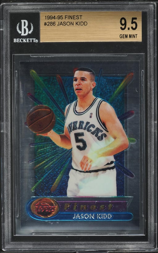 1994 Finest Basketball Jason Kidd ROOKIE #286 BGS 9.5 GEM MINT