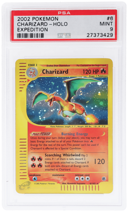 2002 Pokemon Expedition Holo Charizard #6 PSA 9