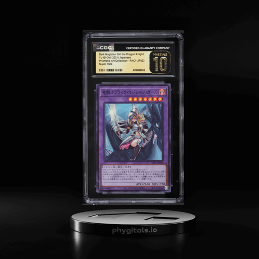 2021 Yu-Gi-Oh! Japanese PAC1 Secret Rare Dark Magician Girl Dragon Knight #PAC1-JP023 CGC 10