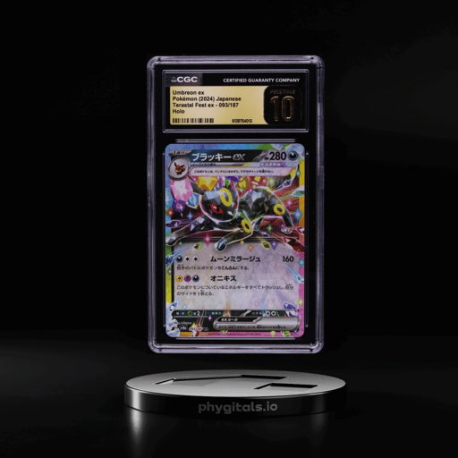 2024 Pokemon Japanese Scarlet & Violet Terastal Fest Ex Holo Umbreon Ex #93 CGC 10 PRISTINE