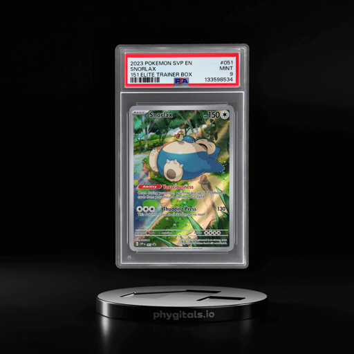 2023 Pokemon Black Star Promo 151 Elite Trainer Box Snorlax #051 PSA 9
