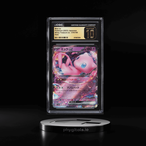 2023 Pokemon Japanese Scarlet & Violet Shiny Treasure Ex Holo Mew EX #76 CGC 10 PRISTINE