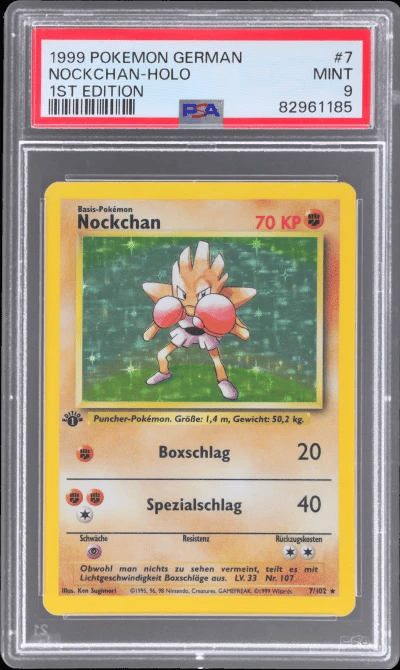 1999 Pokemon Base Set German 1st
