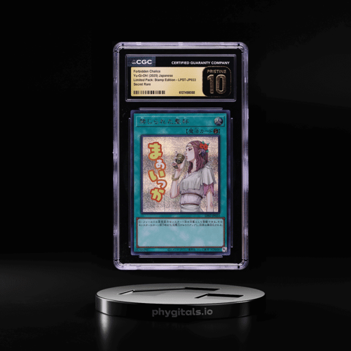 2025 Yu-Gi-Oh! Japanese LPST Secret Rare Forbidden Chalice #LPST-JP033 CGC 10 PRISTINE