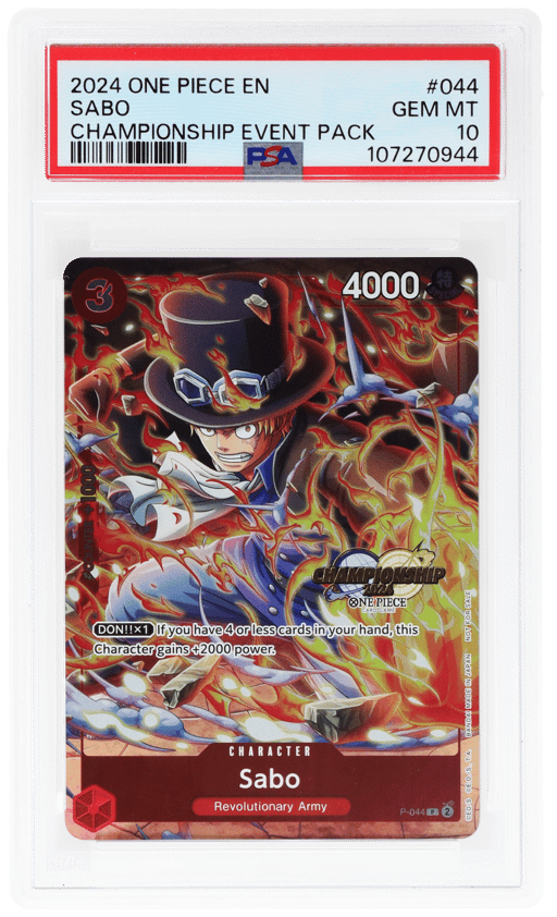 2024 One Piece Championship Event Pack Sabo #44 PSA 10