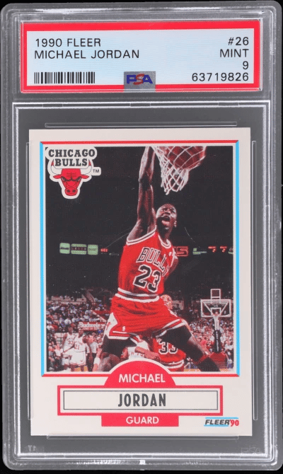 1990 Fleer Michael Jordan #26 PS