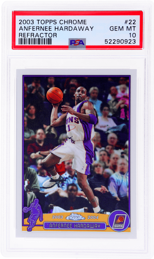 2003 Topps Chrome Refractor Anfernee Hardaway #22 PSA 10