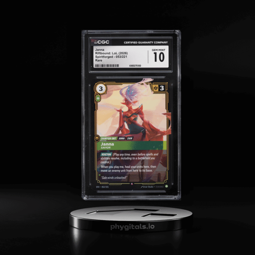 2026 Riftbound League Of Legends Spiritforged Janna #053 CGC 10 GEM MINT