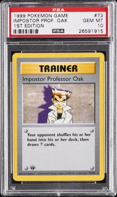 1999 POKEMON BASE SET 1ST EDITIO