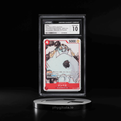 2023 One Piece Japanese Film Red Finale Promo Alt Art Jinbe #OP01-014 CGC 10 GEM MINT