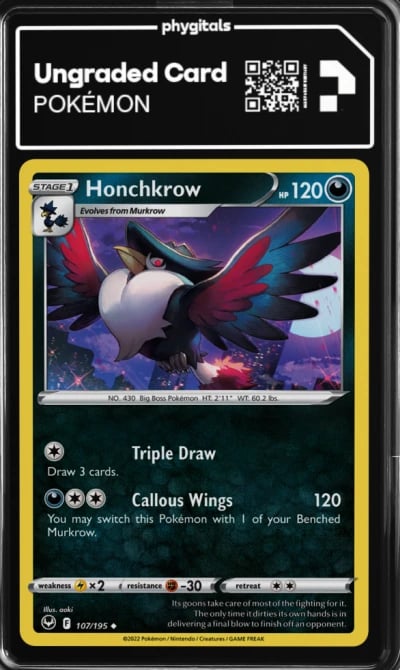 2022 Honchkrow Silver Tempest #1