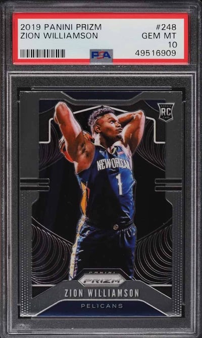 2019 Panini Prizm Zion Williamso