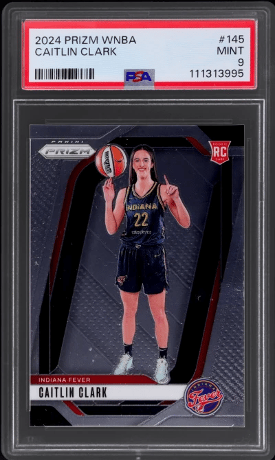 2024 Panini Prizm WNBA Caitlin Clark #145 PSA 9