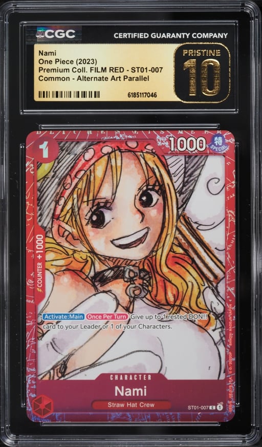 2023 One Piece Premium Collection FILM RED Nami #ST01-007 CGC 10 PRISTINE