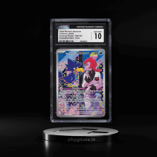 2025 Pokemon Scarlet & Violet Destined Rivals IR Team Rocket's Murkrow #200 CGC 10 GEM MINT