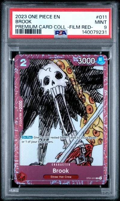 2023 ONE PIECE PREMIUM CARD COLLECTION -ONE PIECE FILM RED- 011 BROOK PSA 9