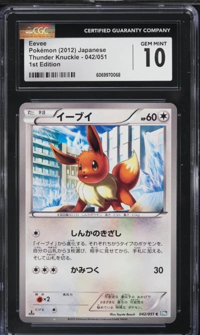2012 Pokemon Japanese BW Thunder