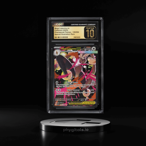 2025 Pokemon Mega Evolution Phantasmal Flames SIR Mega Lopunny ex #128 CGC 10 PRISTINE