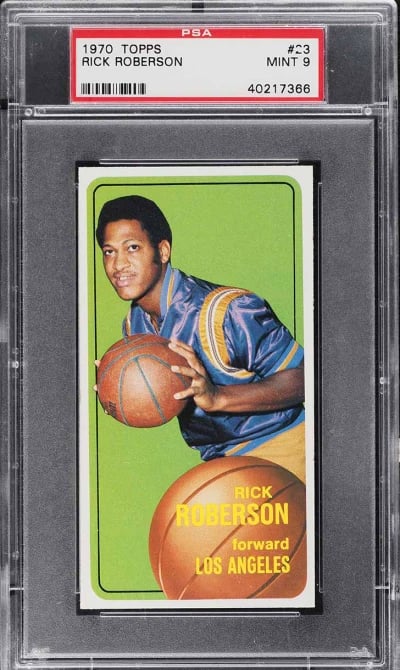 1970 Topps Basketball Rick Rober